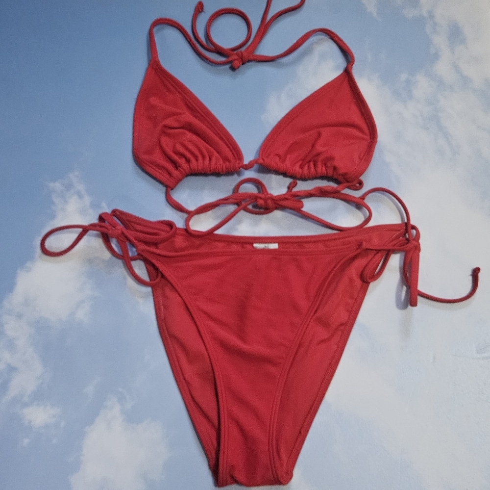 Red String Bikini - image 1
